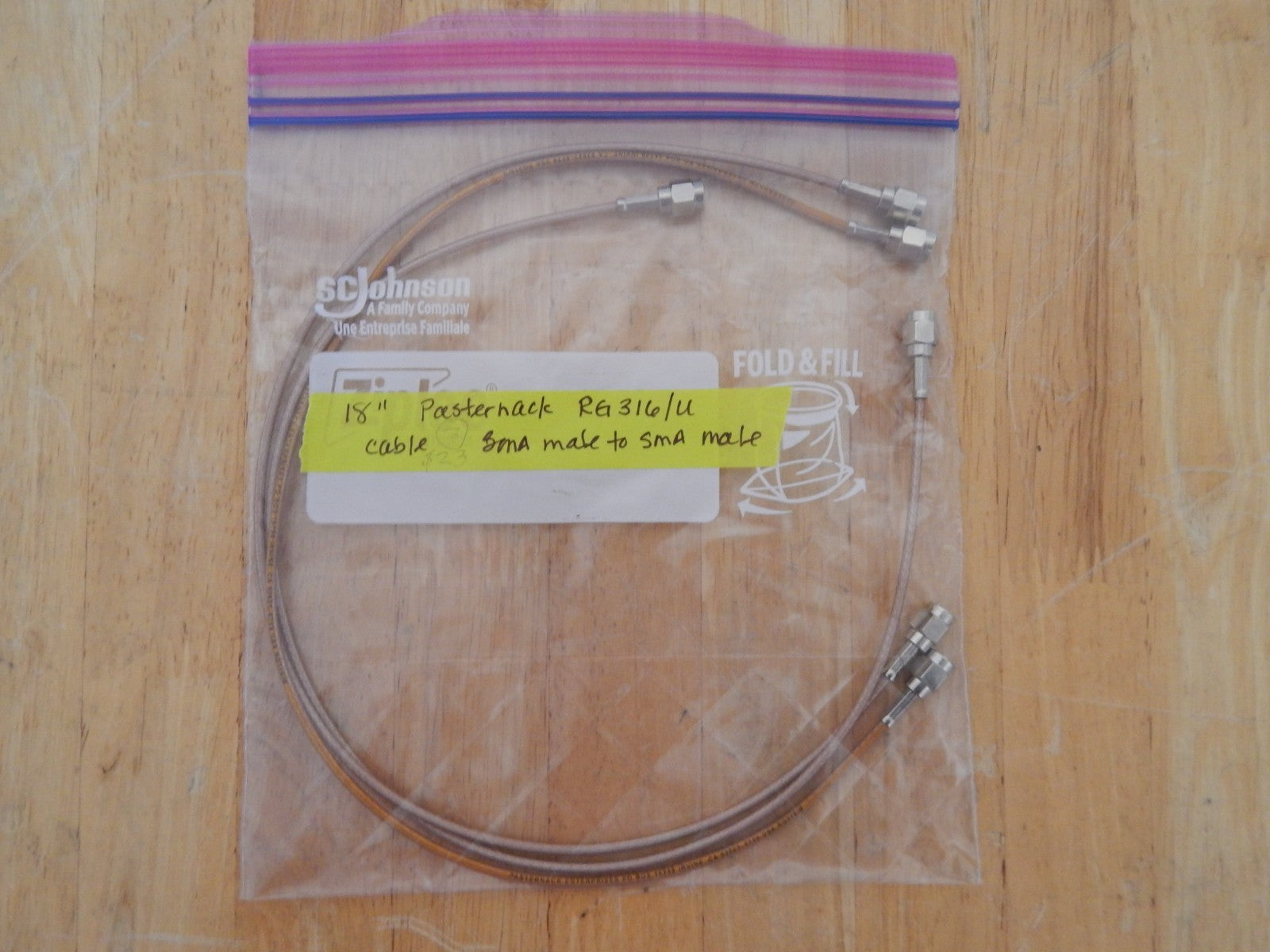 18 inch Pasternack RG316/U Cable (3 included) 18 inch Pasternack RG316/U Cable (3 included)